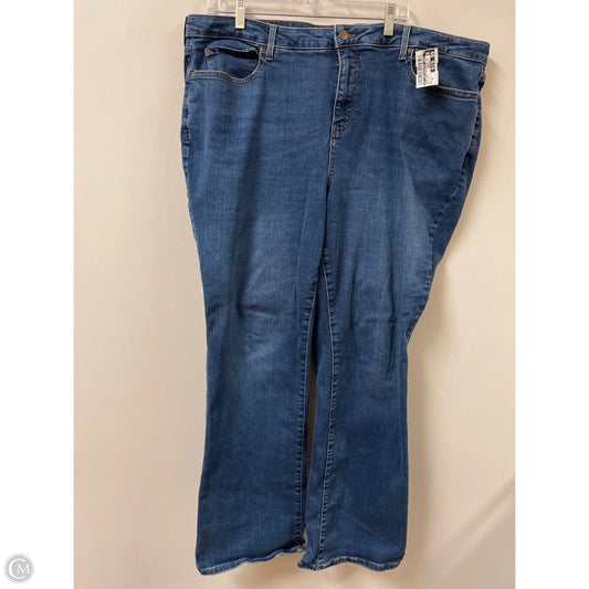 Jeans Boot Cut By Not Your Daughters Jeans In Blue Denim, Size: 20