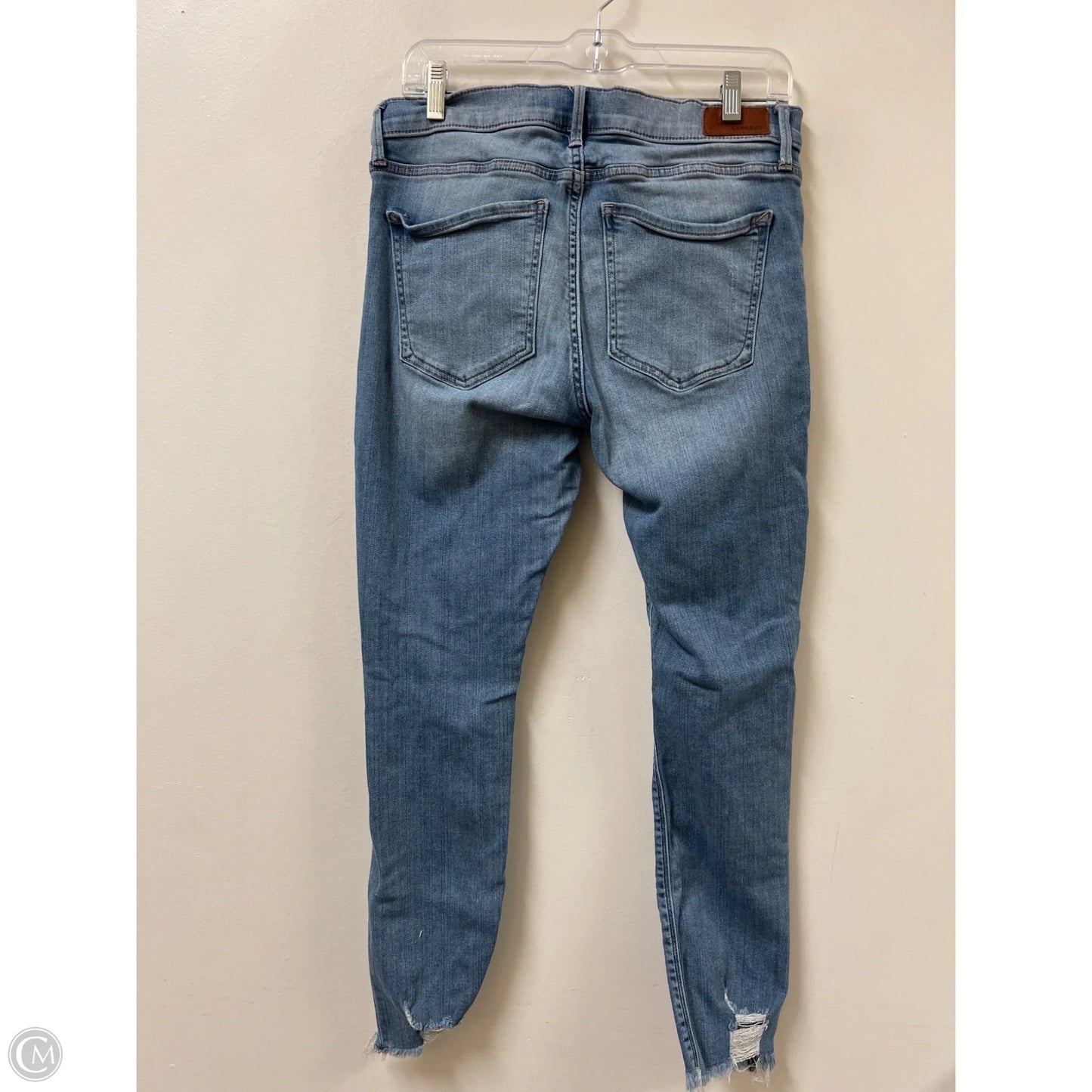 Jeans Skinny By Express In Blue Denim, Size: 10