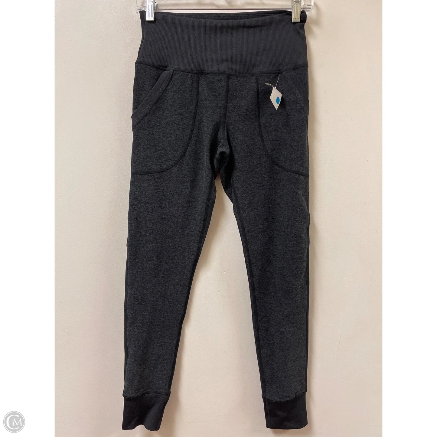 Athletic Leggings By Zella In Grey, Size: S