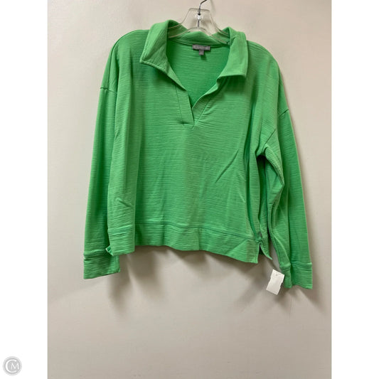 Top Long Sleeve By Talbots In Green, Size: Lp
