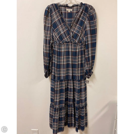 Dress Casual Maxi By Max Studio In Blue & Brown, Size: Xs