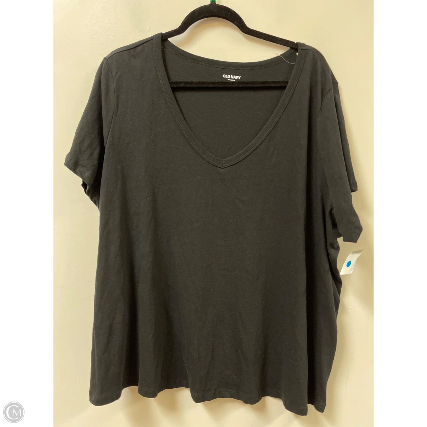 Top Short Sleeve By Old Navy In Black, Size: 2x