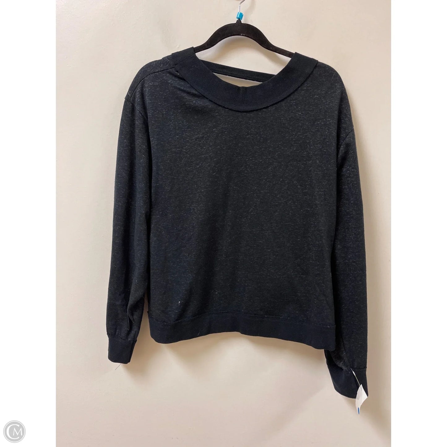 Sweatshirt Crewneck By Pilcro In Black, Size: L