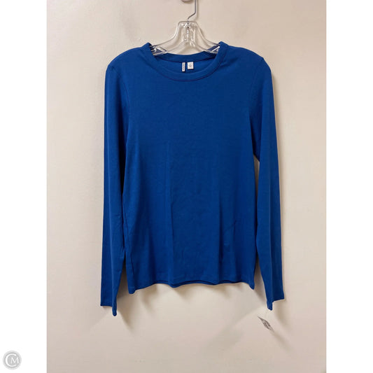 Top Long Sleeve By Nordstrom In Blue, Size: L