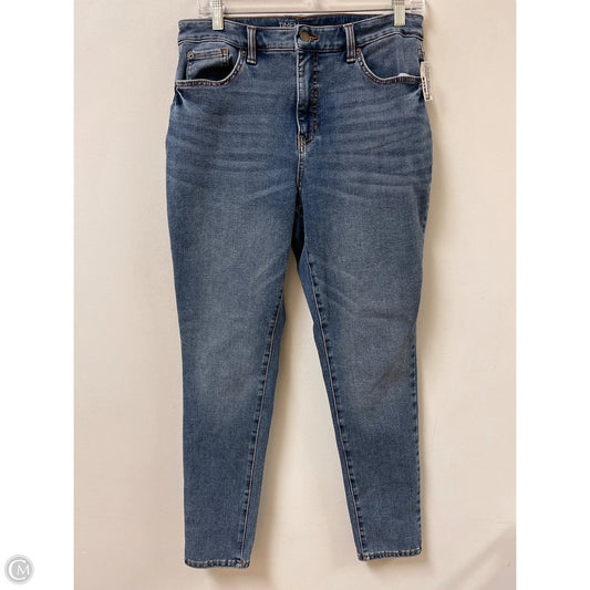 Jeans Skinny By Time And Tru In Blue Denim, Size: 10