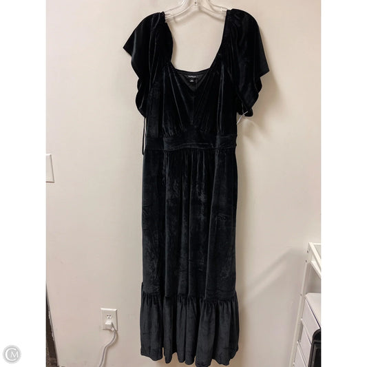 Dress Casual Maxi By Torrid In Black, Size: 2x