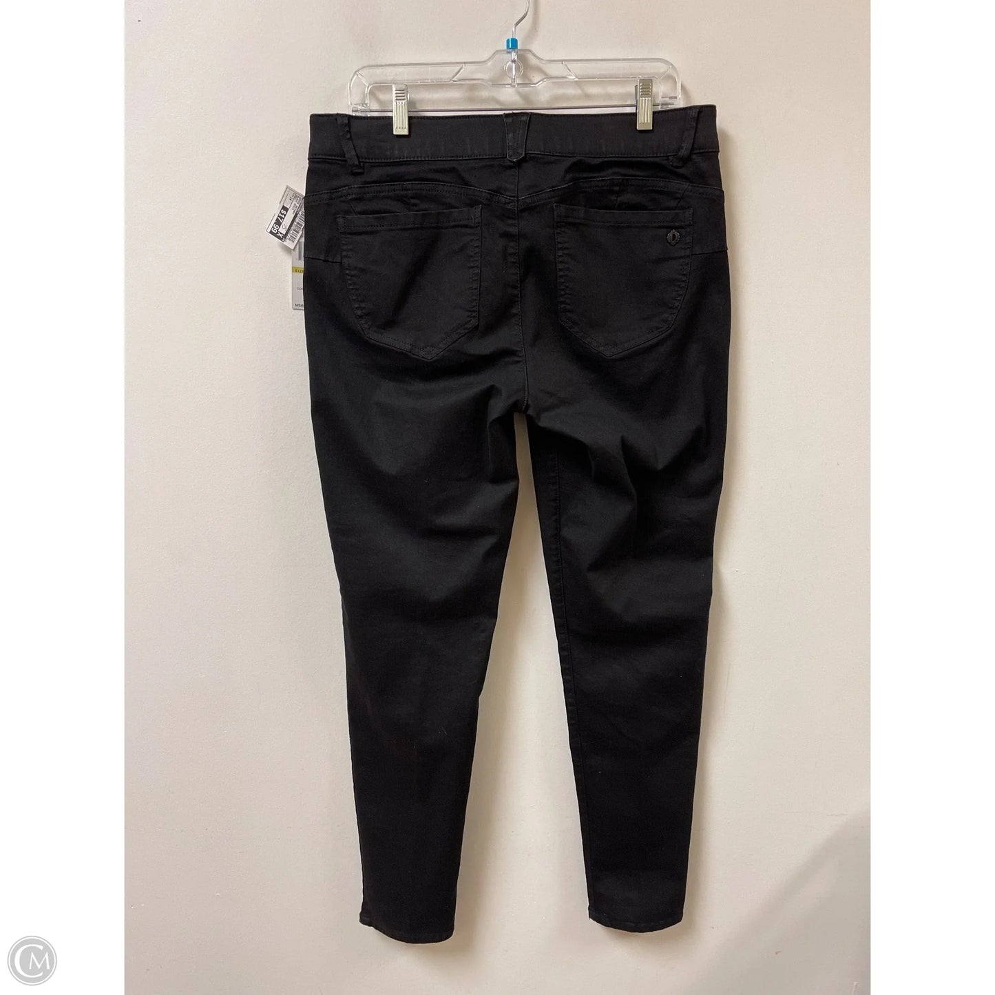 Jeans Skinny By Democracy In Black Denim, Size: 14
