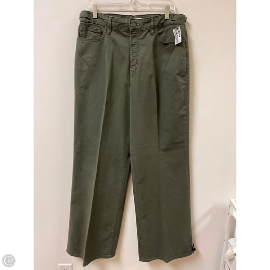 Pants Wide Leg By Good American In Green, Size: 10