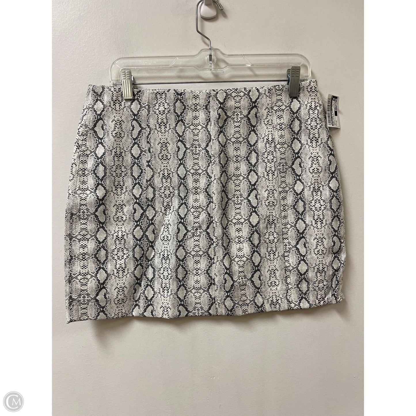 Skirt Mini & Short By Newbury Kustom In Snakeskin Print, Size: 12