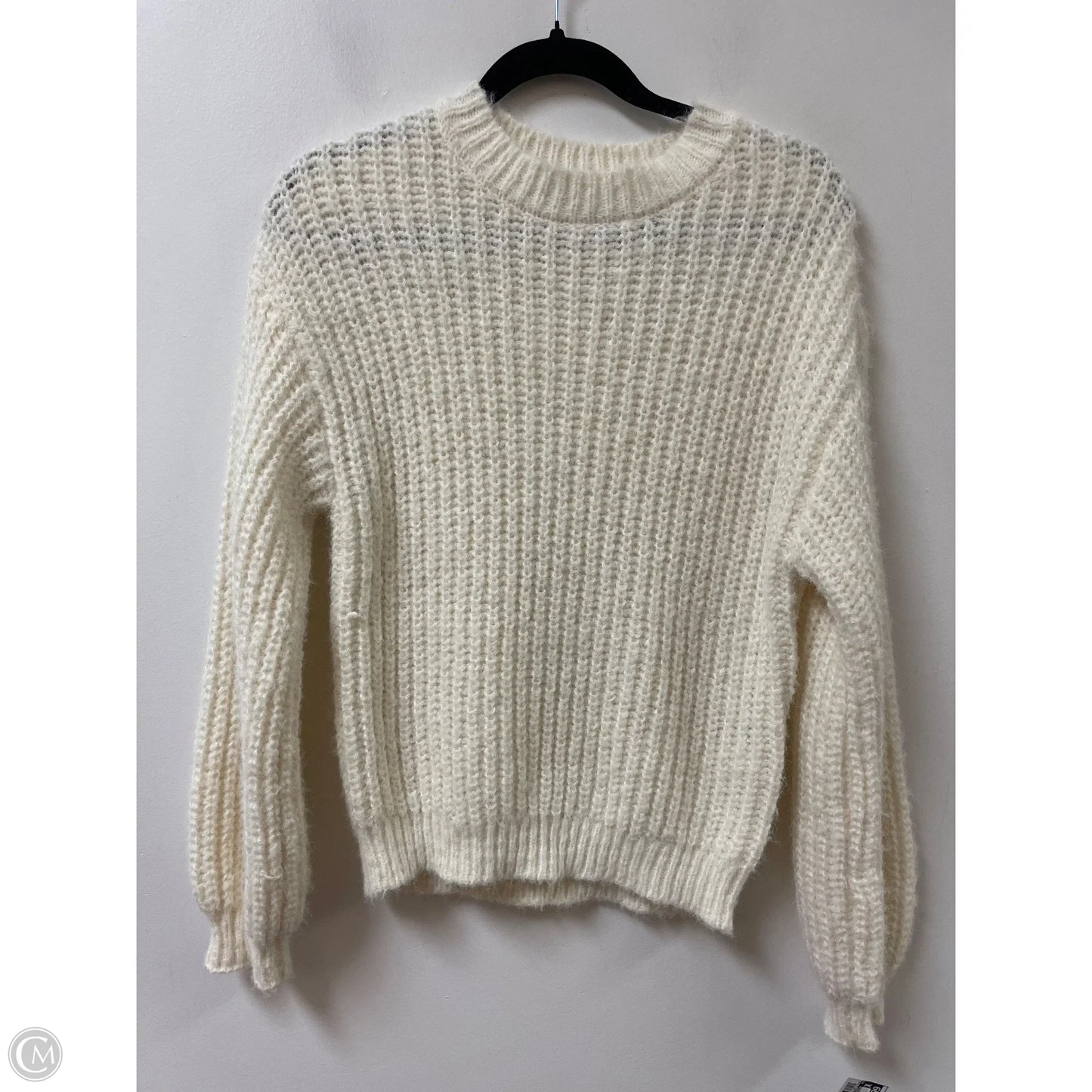 Sweater By Forever 21 In Cream, Size: S