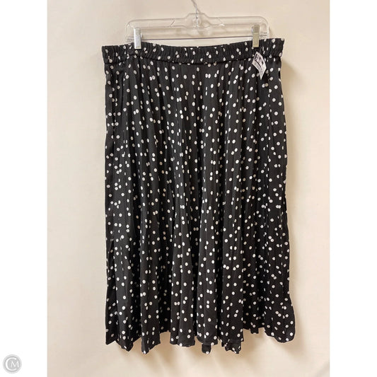 Skirt Midi By Time And Tru In Polkadot Pattern, Size: 20