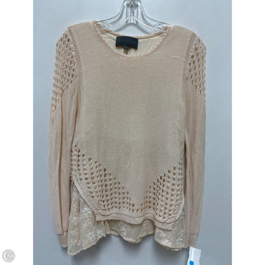 Top Long Sleeve By Sunday In Brooklyn In Cream, Size: S