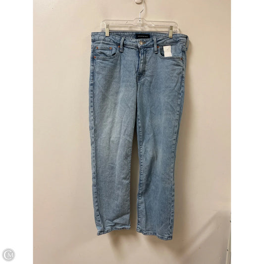 Jeans Straight By Aeropostale In Blue Denim, Size: 12