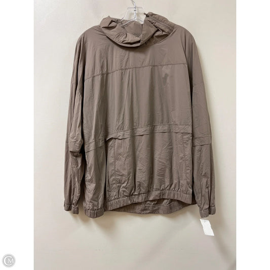 Athletic Sweatshirt Collar By Athleta In Brown, Size: Xl