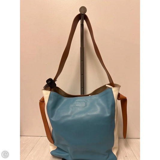 Handbag Leather By Cma, Size: Large