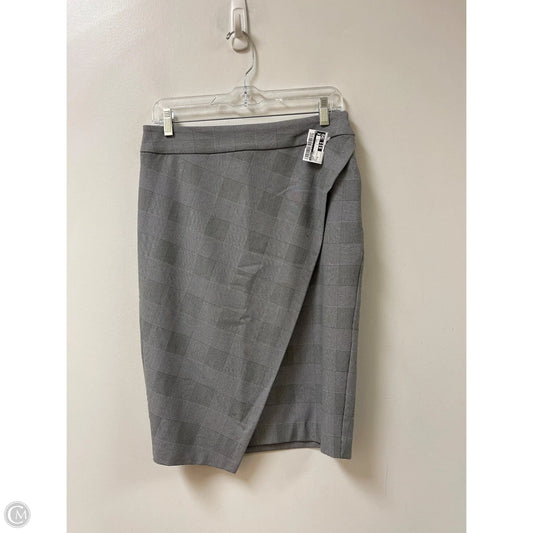 Skirt Midi By Express In Grey, Size: 8