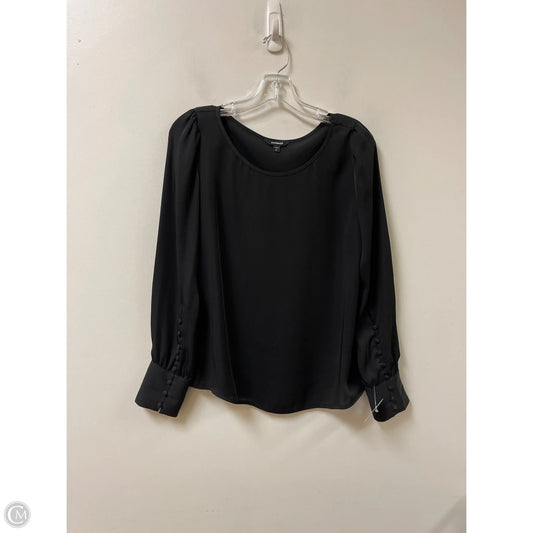 Top Long Sleeve By Express In Black, Size: S