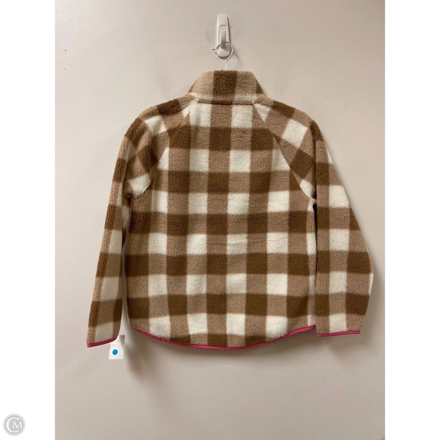 Jacket Faux Fur & Sherpa By J. Crew In Brown & Pink, Size: Xs