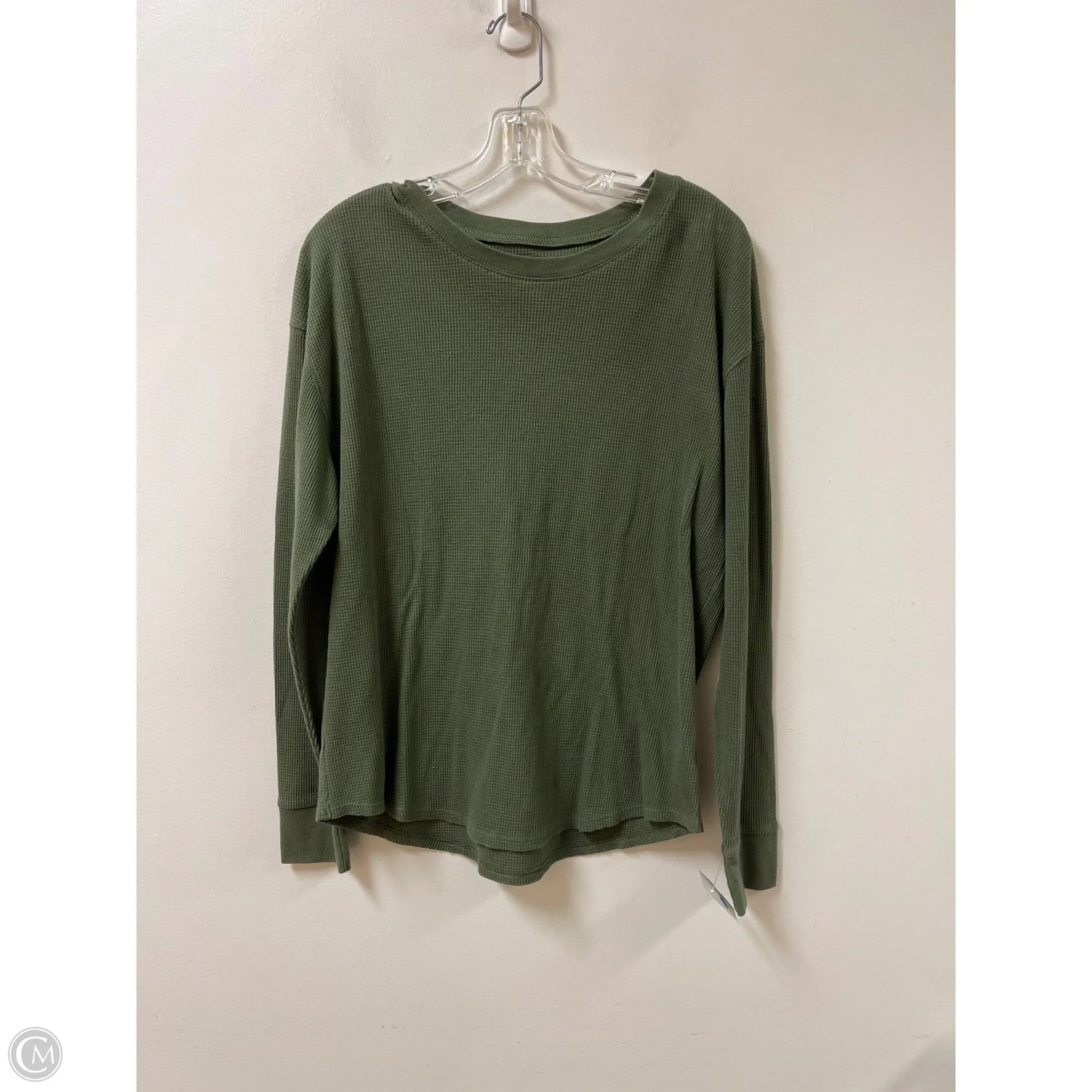 Top Long Sleeve By Time And Tru In Green, Size: Xl