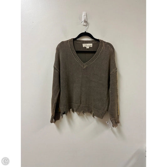 Sweater By Vintage Havana In Brown, Size: S
