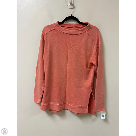 Sweatshirt Crewneck By Pilcro In Pink, Size: Xs