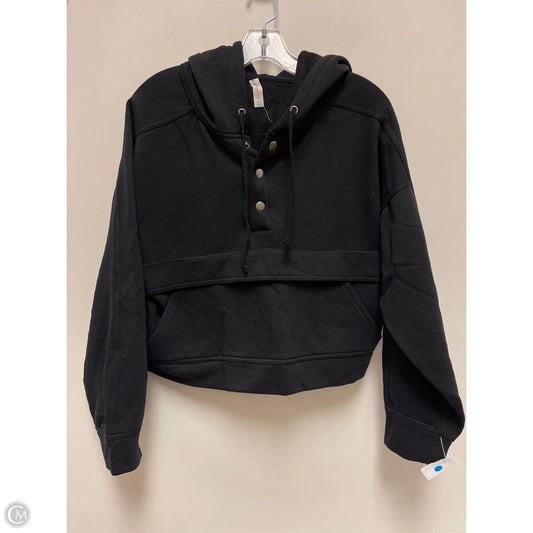 Athletic Sweatshirt Hoodie By Daily Practice By Anthropologie In Black, Size: S