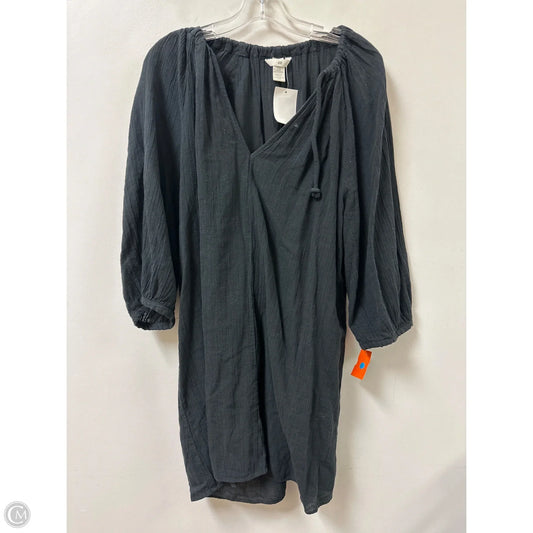 Tunic Long Sleeve By H&m In Black, Size: M
