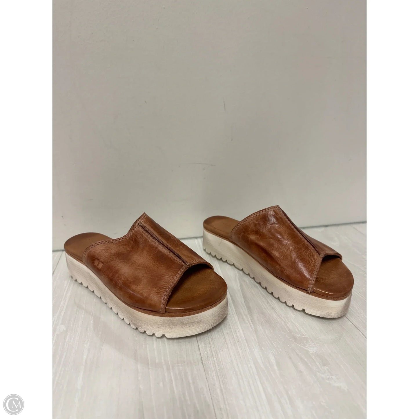 Sandals Flats By Bed Stu In Brown, Size: 6.5