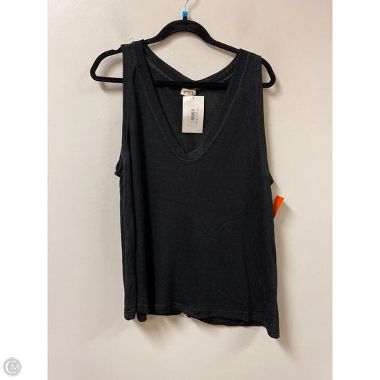 Top Sleeveless By Pol In Black, Size: M
