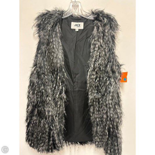 Vest Faux Fur & Sherpa By Jack By Bb Dakota In Black & White, Size: M