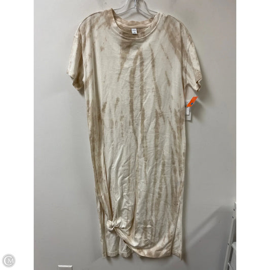 Dress Casual Maxi By Old Navy In Cream, Size: M