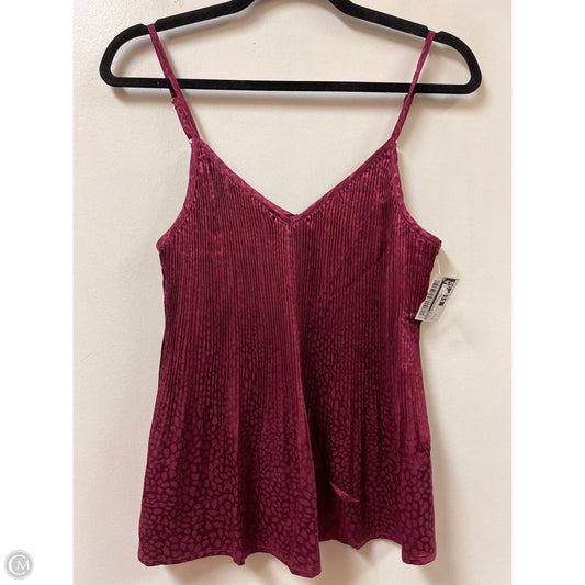 Top Sleeveless By Entro In Purple, Size: S