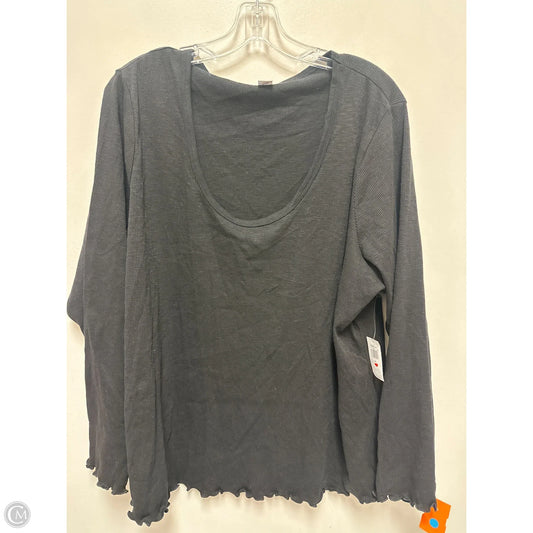 Top Long Sleeve By Old Navy In Black, Size: 4x