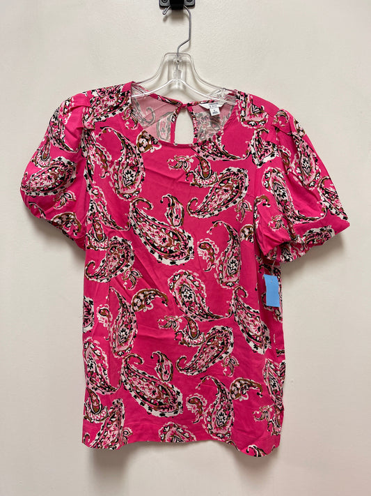 Top Short Sleeve By Crown And Ivy In Pink, Size: S