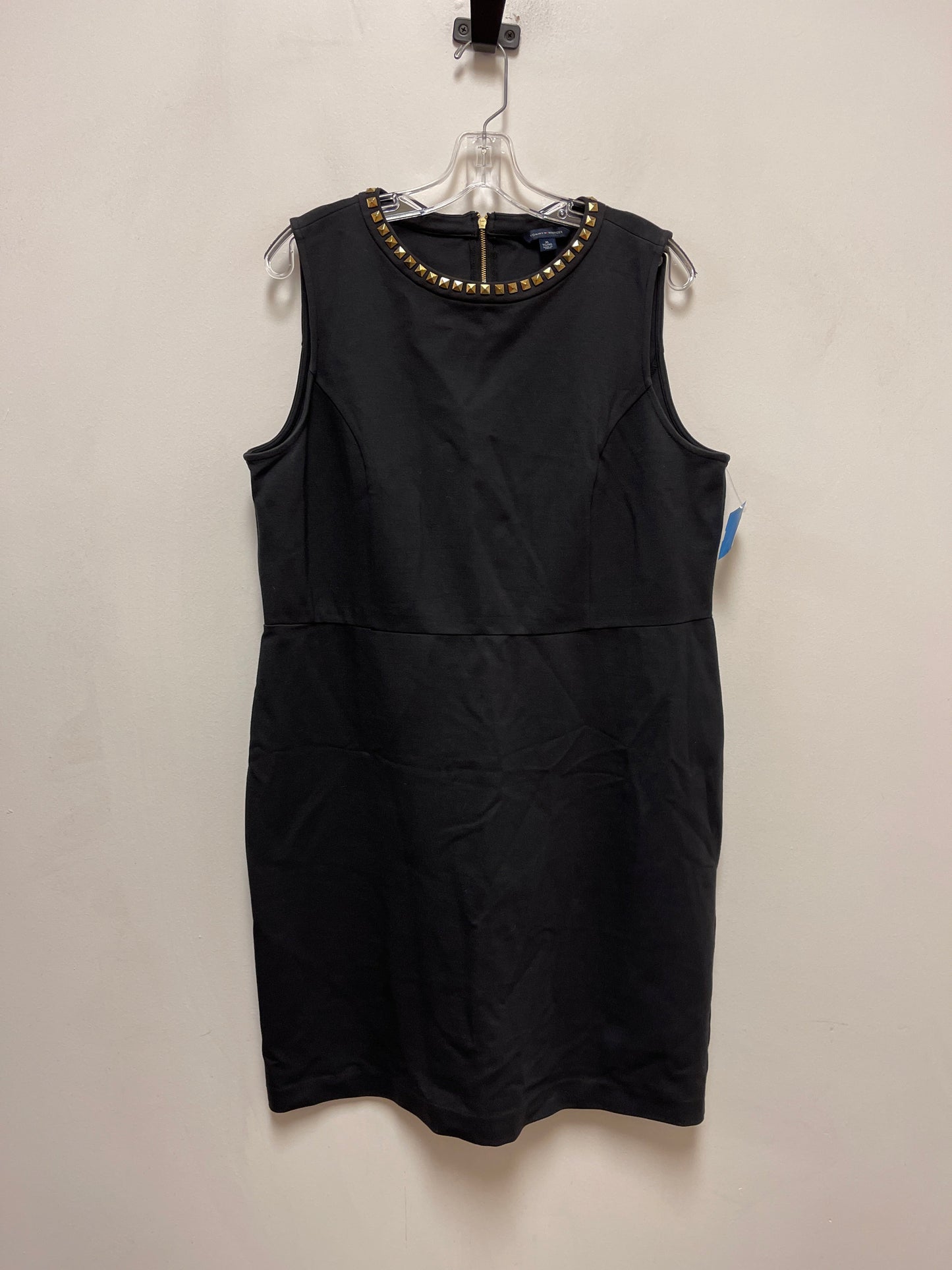 Dress Casual Midi By Tommy Hilfiger In Black, Size: Xl