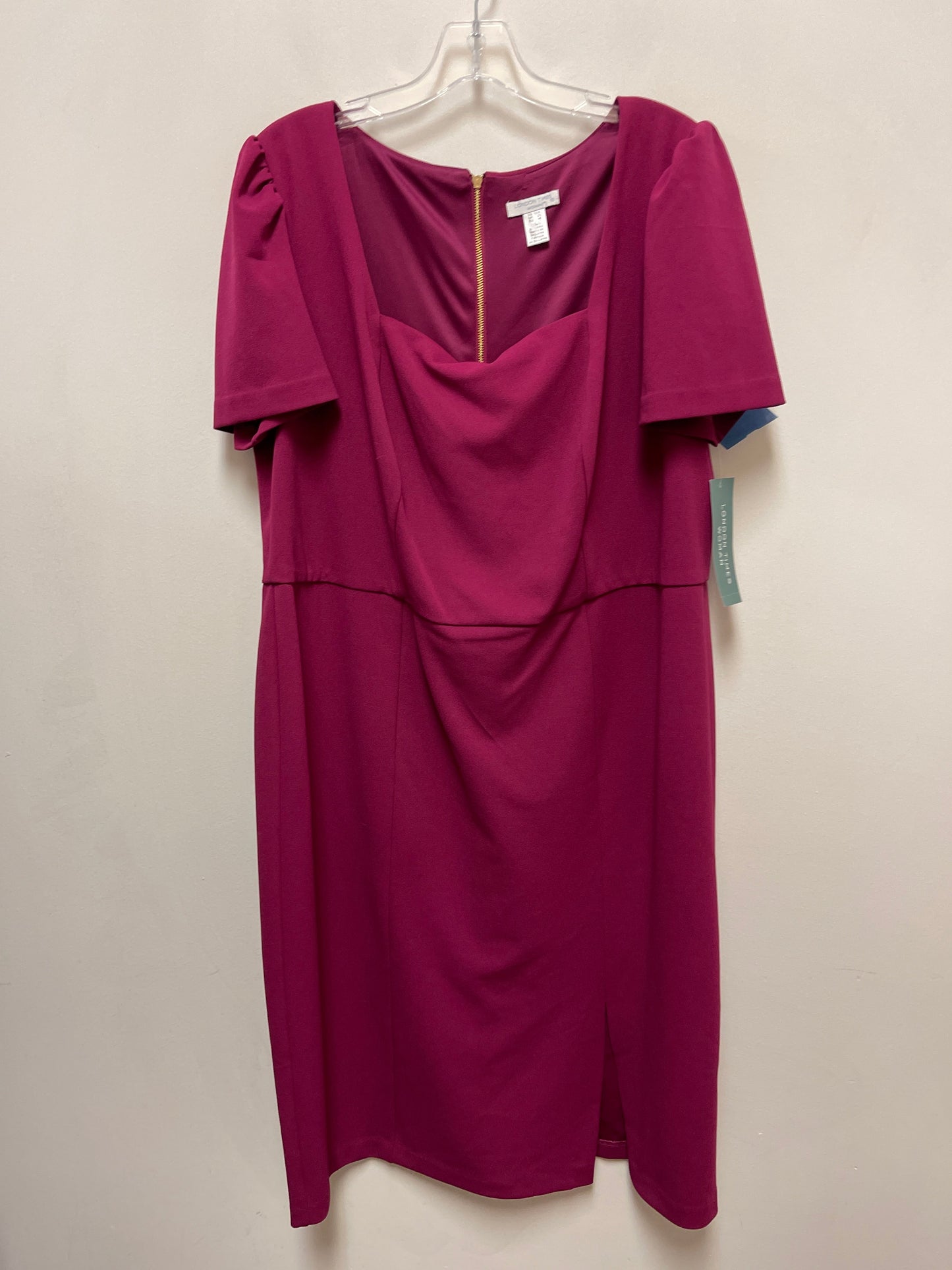 Dress Casual Midi By Clothes Mentor In Purple, Size: Xl