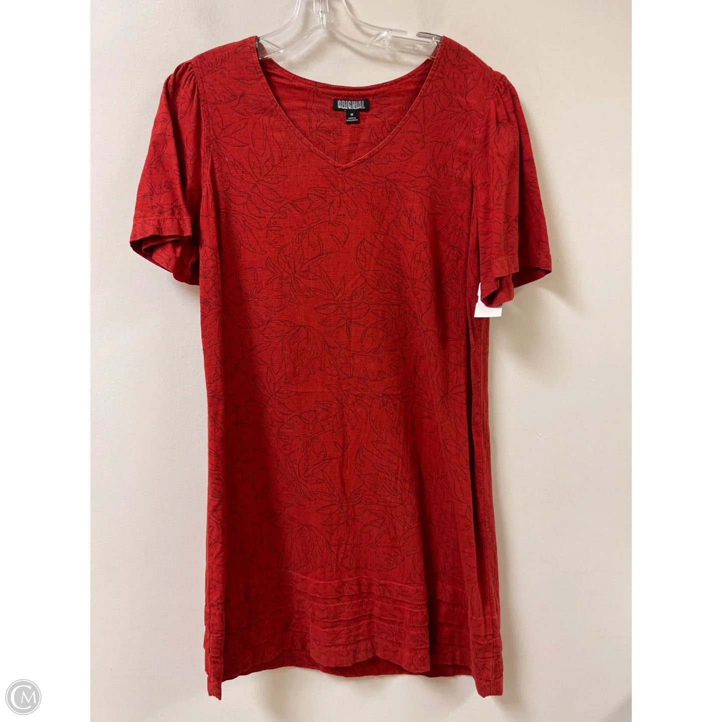 Dress Casual Midi By Nicole Miller In Red, Size: M