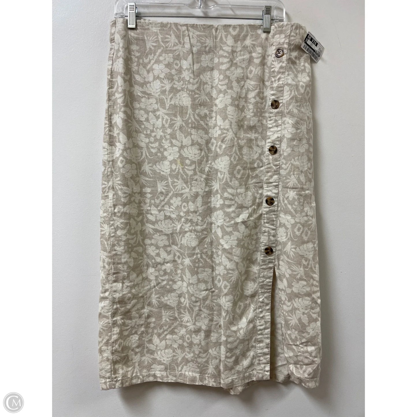Skirt Maxi By Rafaella In Cream, Size: 12