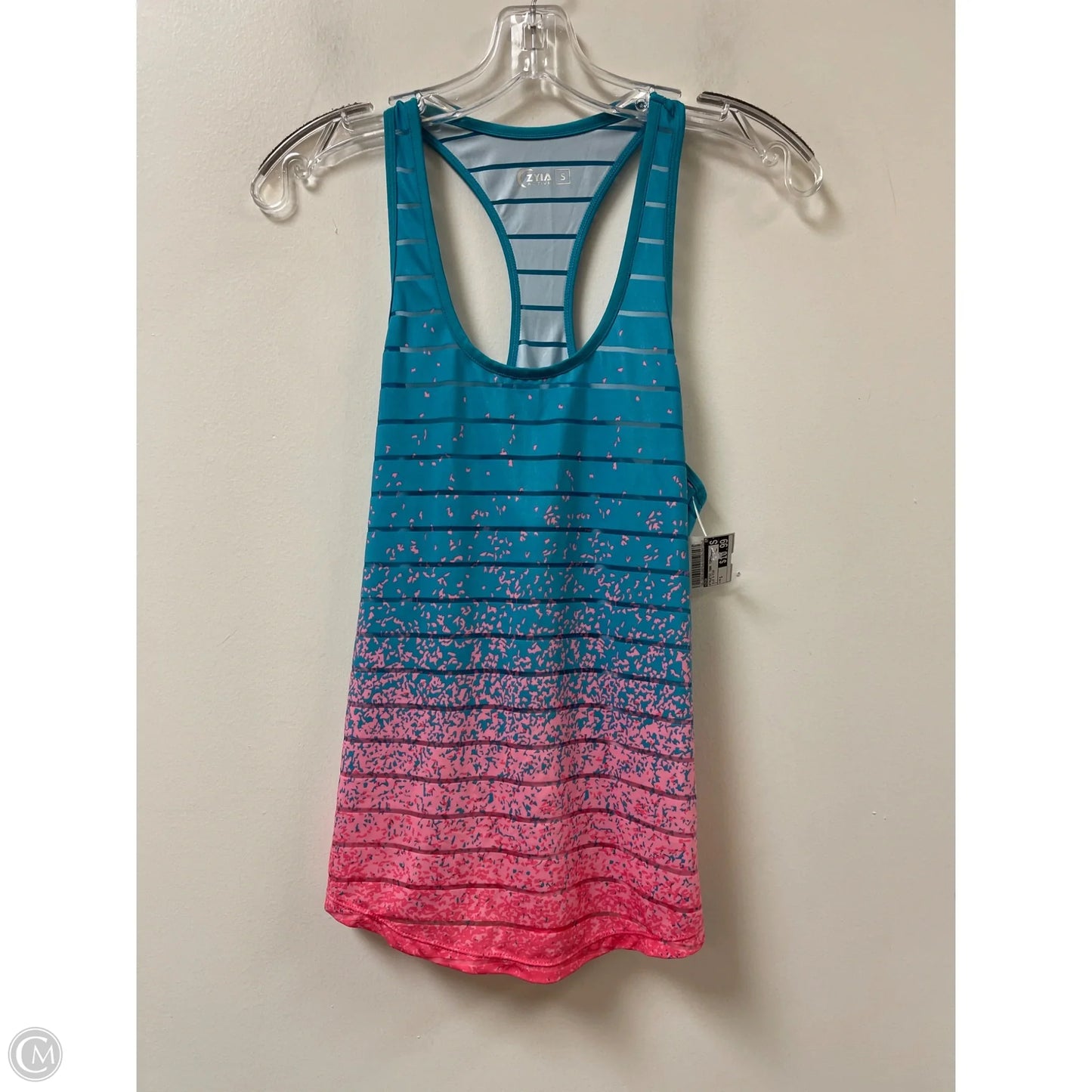 Athletic Tank Top By Zyia In Blue & Pink, Size: S
