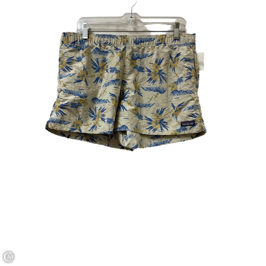 Shorts By Patagonia In Blue & Cream, Size: 12