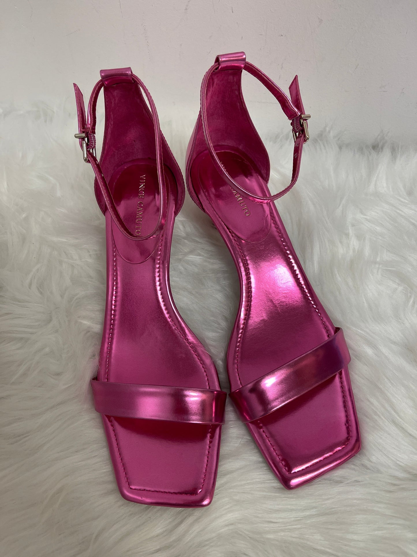 Pink Shoes Heels Stiletto Vince Camuto, Size 10