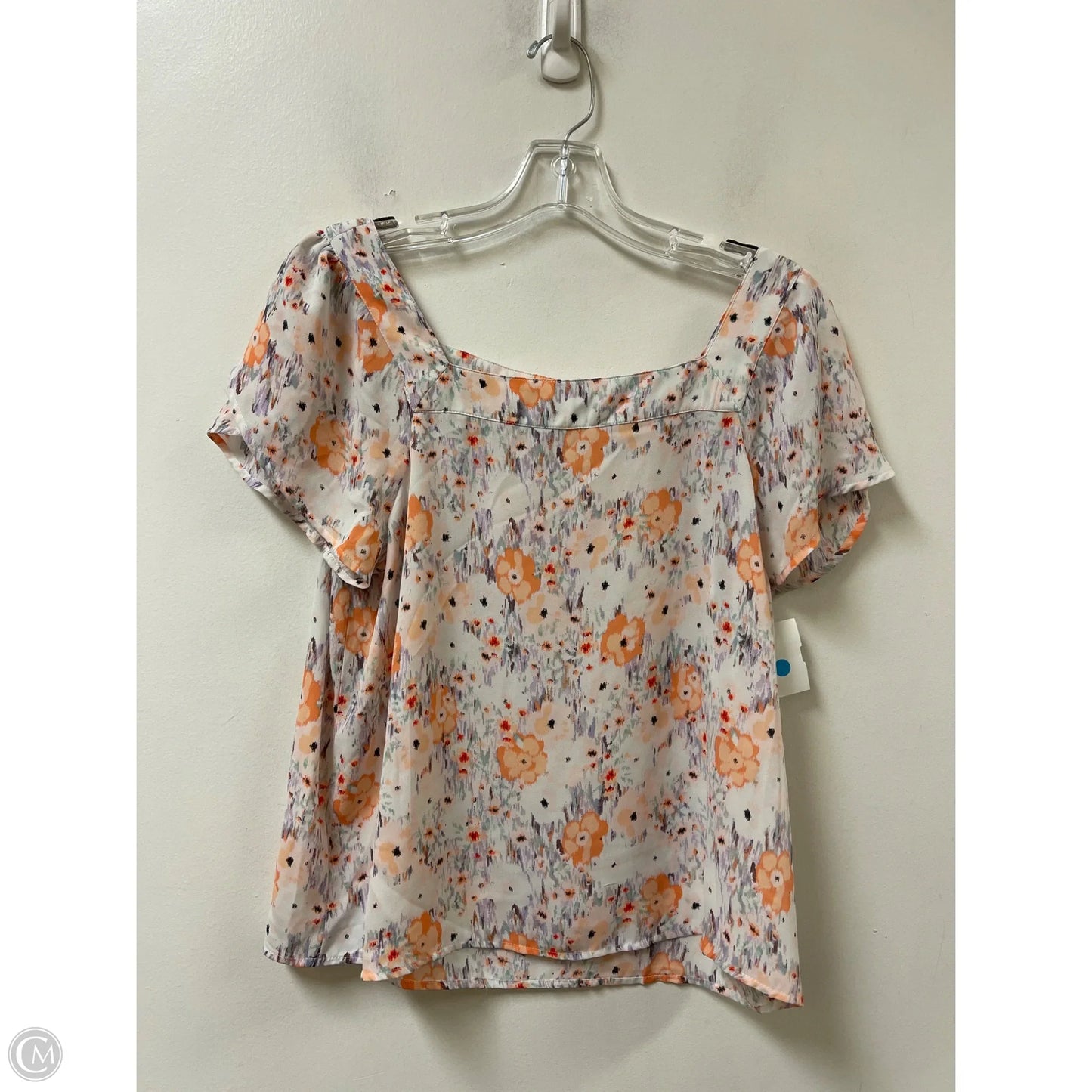 Top Sleeveless By Loft In Orange, Size: S