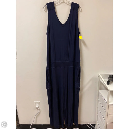 Jumpsuit By Lisa Rinna In Navy, Size: 2x
