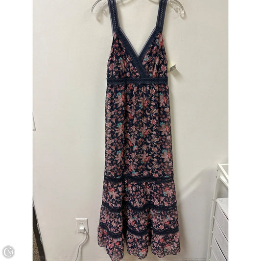 Dress Casual Maxi By Express In Floral Print, Size: S