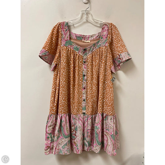 Dress Casual Midi By Entro In Multi-colored, Size: S