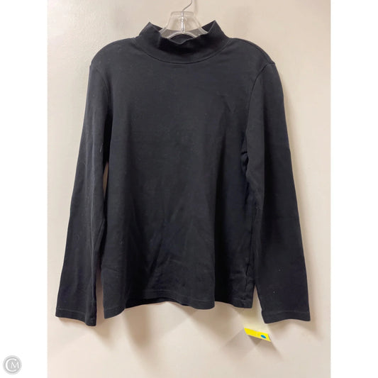 Top Long Sleeve By Karen Scott In Black, Size: L