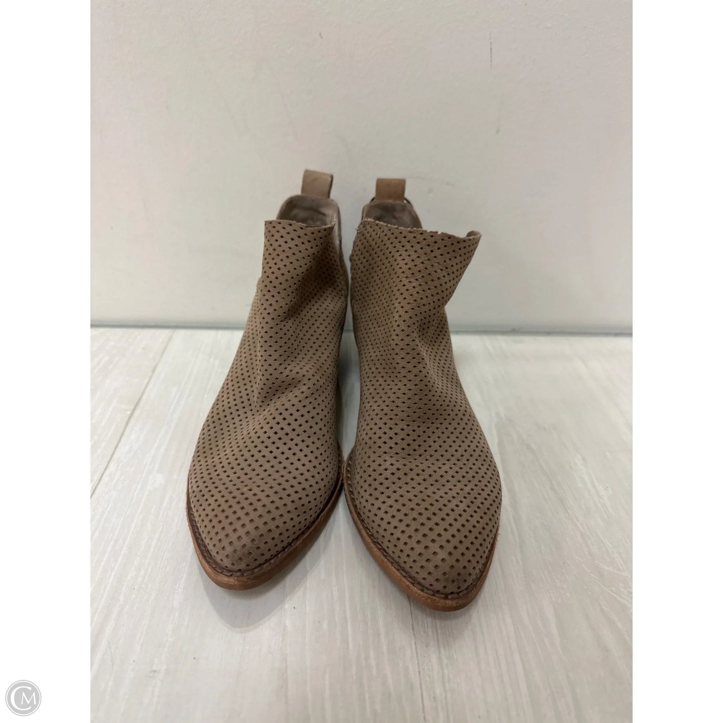 Boots Ankle Heels By Dolce Vita In Brown, Size: 6.5