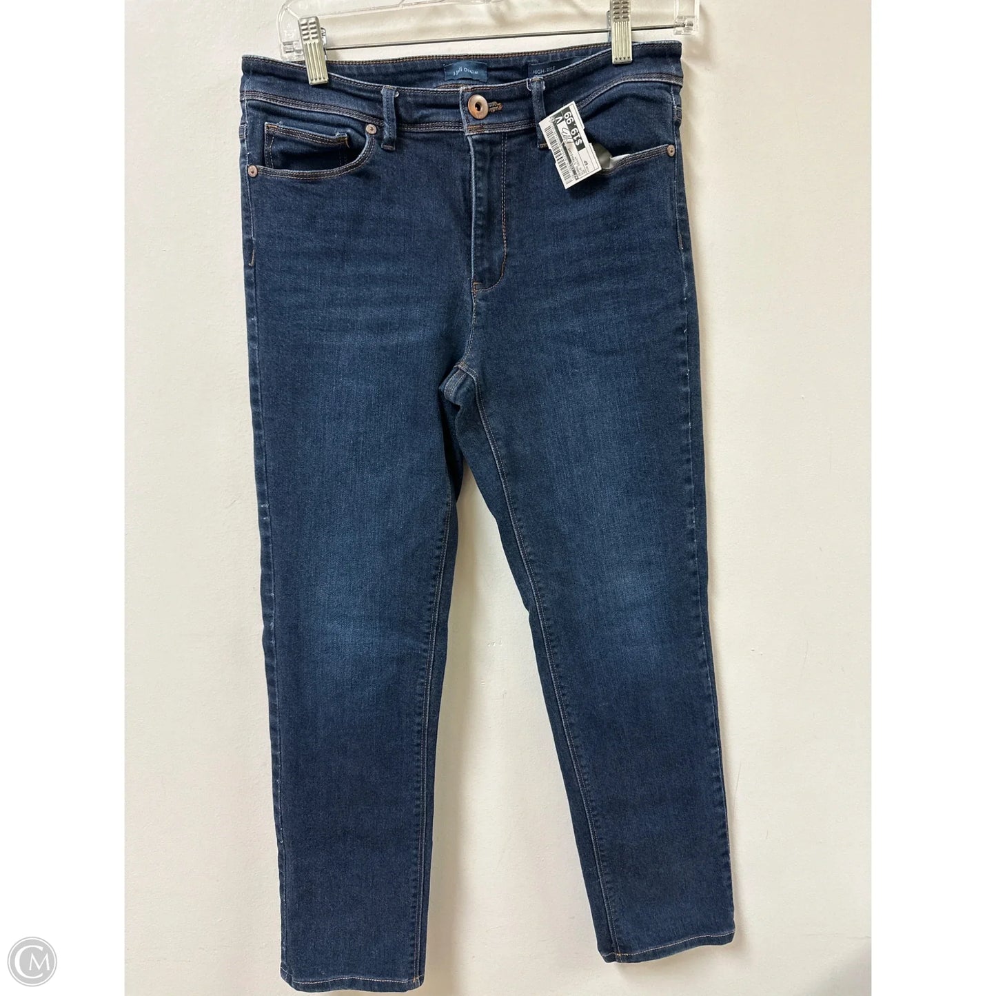 Jeans Straight By J. Jill In Blue Denim, Size: 6p
