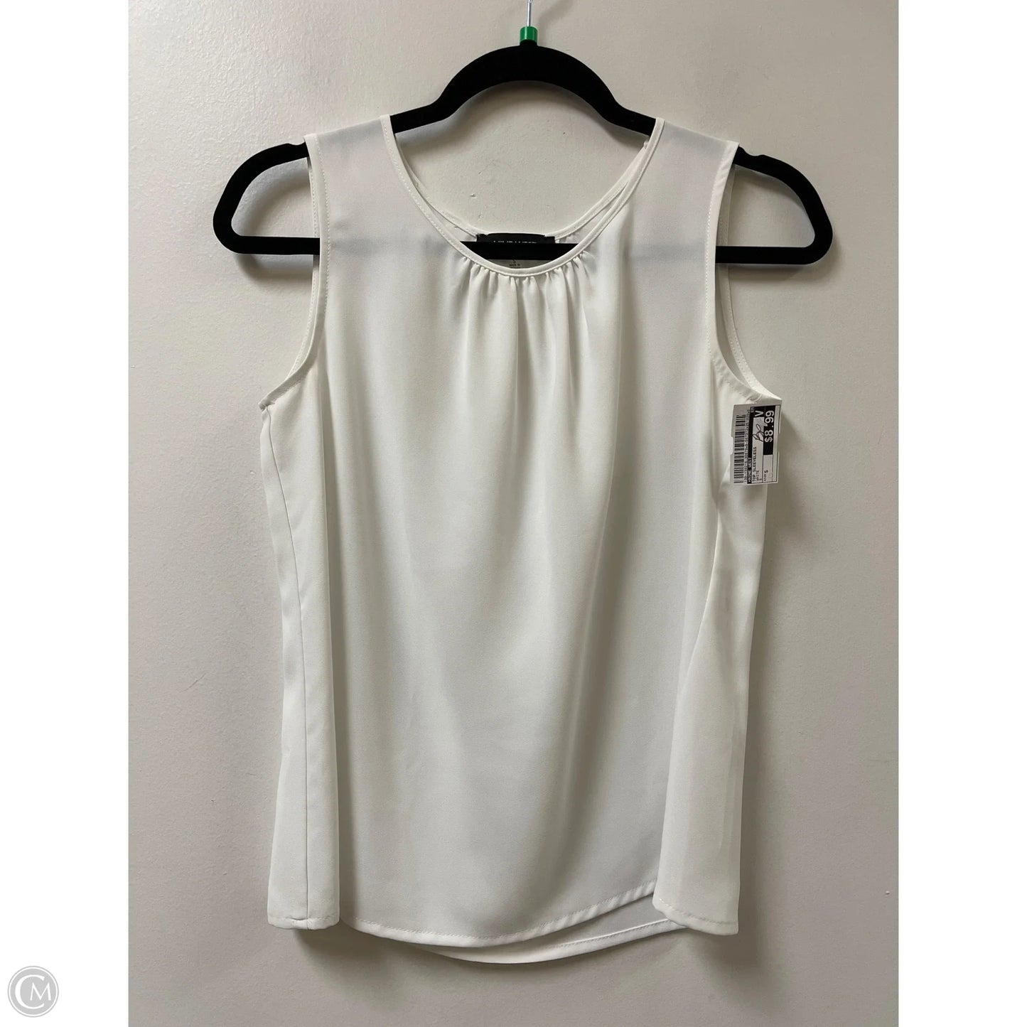 Top Sleeveless By Nine West In White, Size: S