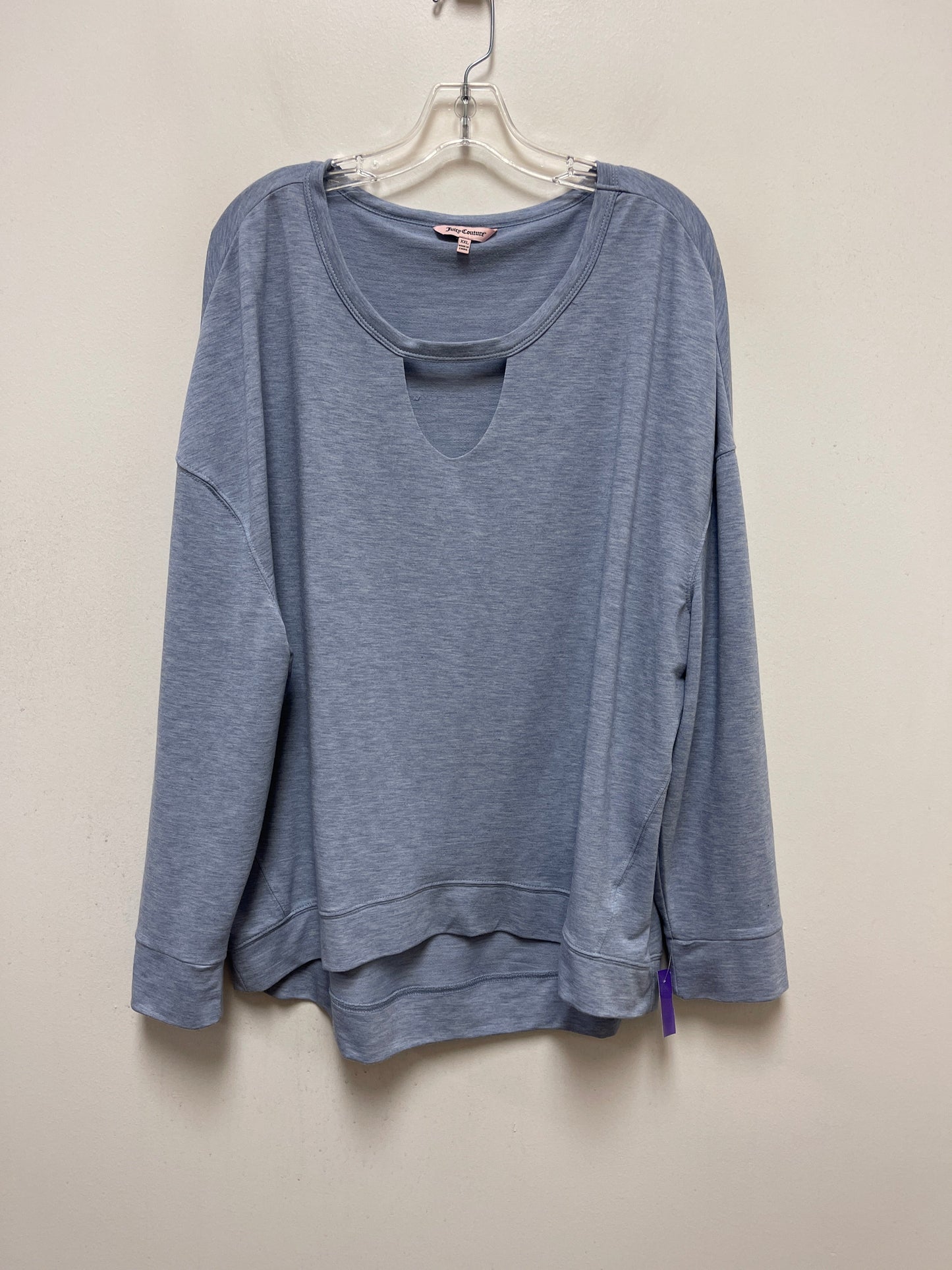 Blue Top Long Sleeve Juicy Couture, Size 2x